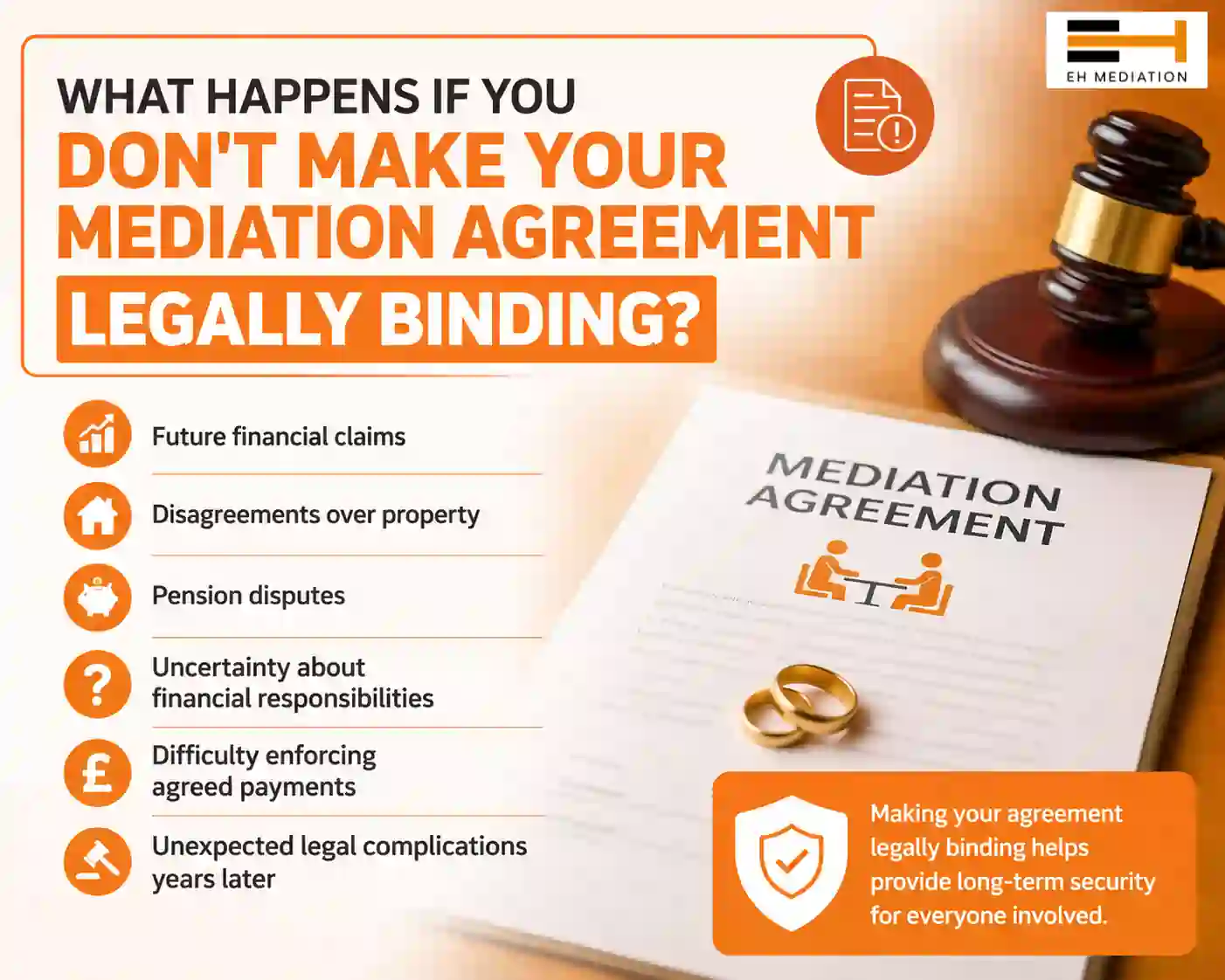What Happens If You Don't Make Your Mediation Agreement Legally Binding Uckfield?